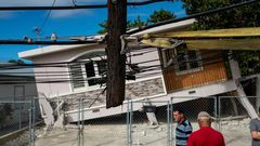 Puerto Rico has been shaken by a series of strong earthquakes since December 28. This house was damaged by one that struck on January 6, 2020