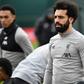 Liverpool players train ahead of the second leg of their Champions League last-16 tie against Atletico Madrid