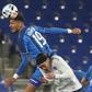 Ulsan's Bjorn Maars Johnsen heads during the AFC Champions League group F match against FC Tokyo two weeks ago. Ulsan's match against Perth Glory next week will take place behind closed doors