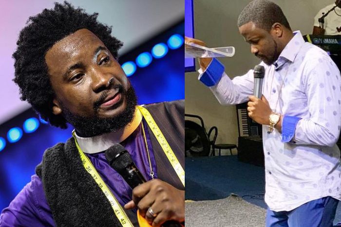 Sonnie Badu and Pastor Brian Amoateng
