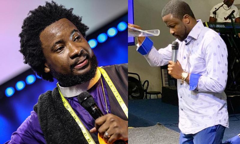 Sonnie Badu and Pastor Brian Amoateng