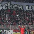 Sebastian Andersson, pictured here against Borussia Moenchengladbach last month, scored twice for Union Berlin to see off Cologne