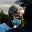 Doctors and nurses in Zimbabwe staged a walk-out in protest over a lack of protective clothing