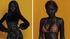 Dark and proud refugee turns a famous model 'by mistake' and promoting diversity