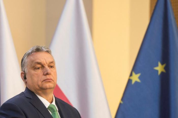 Hungary's Prime Minister Viktor Orban, seen here in March 2020, has won sweeping powers amid the coronavirus outbreak