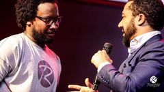 Sonnie Badu and Majid Michel