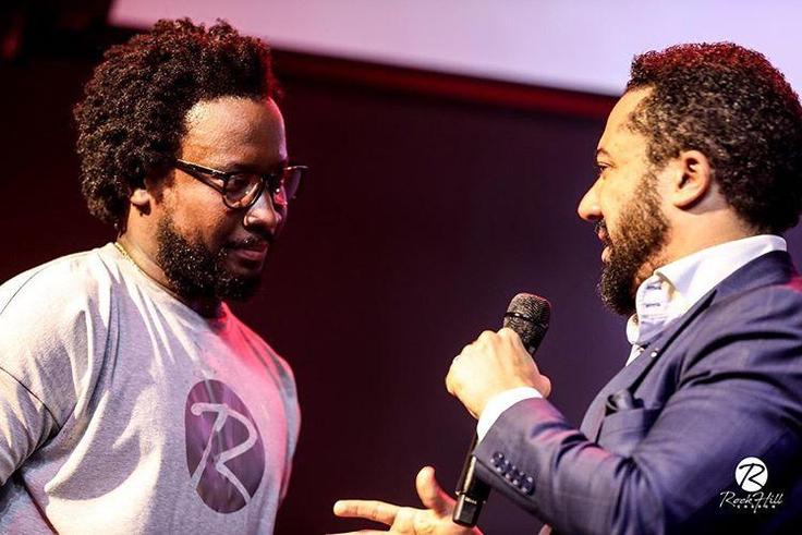 Sonnie Badu and Majid Michel