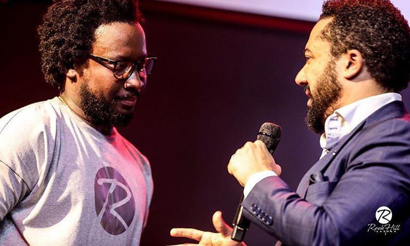 Sonnie Badu and Majid Michel
