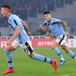 Lazio's Sergej Milinkovic-Savic (L) scored the winner in the Stadio Olimpico.