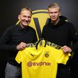 Erling Braut Haaland signed for Borussia Dortmund on Sunday