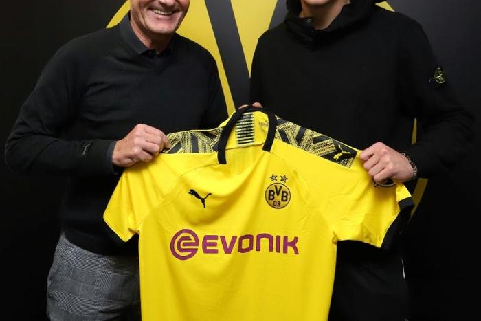 Erling Braut Haaland signed for Borussia Dortmund on Sunday