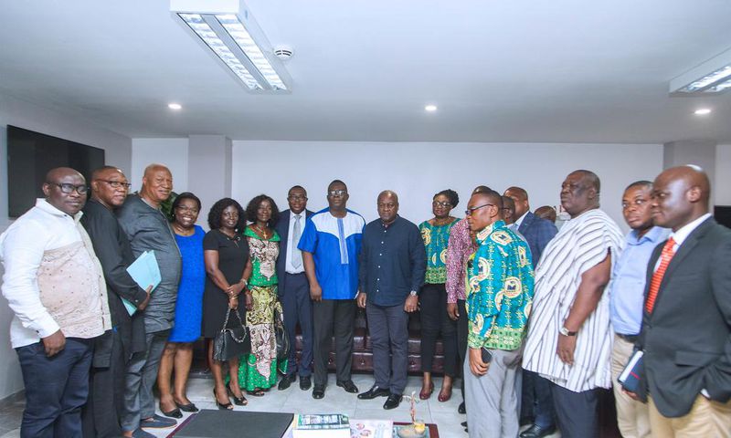 Mahama meets NAGRAT Executives
