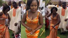 Kaakie becomes first Ghanaian celeb to tie the knot in 2020 (Video)