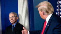 A Single Gesture Behind Trump Fuels an Online Conspiracy Theory