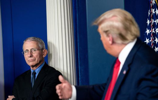 A Single Gesture Behind Trump Fuels an Online Conspiracy Theory