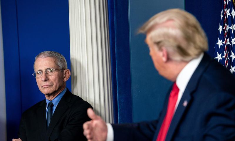 A Single Gesture Behind Trump Fuels an Online Conspiracy Theory