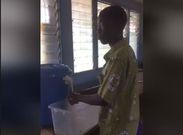 The robotics team from the Obuasi Secondary Technical School has come up with an invention