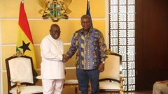 President Akufo-Addo and NDC flagbearer John Mahama