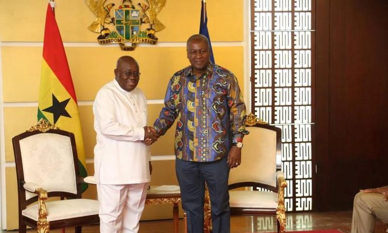 President Akufo-Addo and NDC flagbearer John Mahama