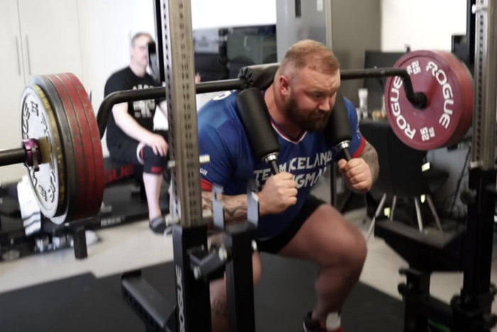 The Mountain Is Stuck Doing Home Workouts, Too