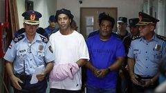 Ronaldinho finally released from prison in Paraguay
