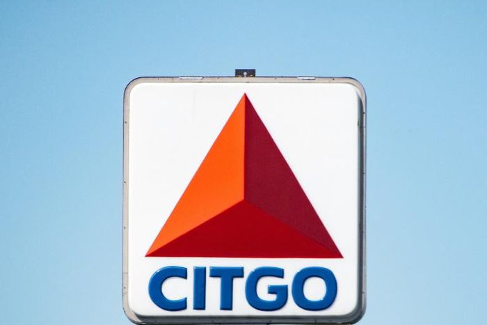 The logo of a Citgo station in Delaware