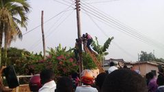 Man dies on ECG pole in Kpando