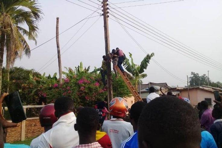 Man dies on ECG pole in Kpando