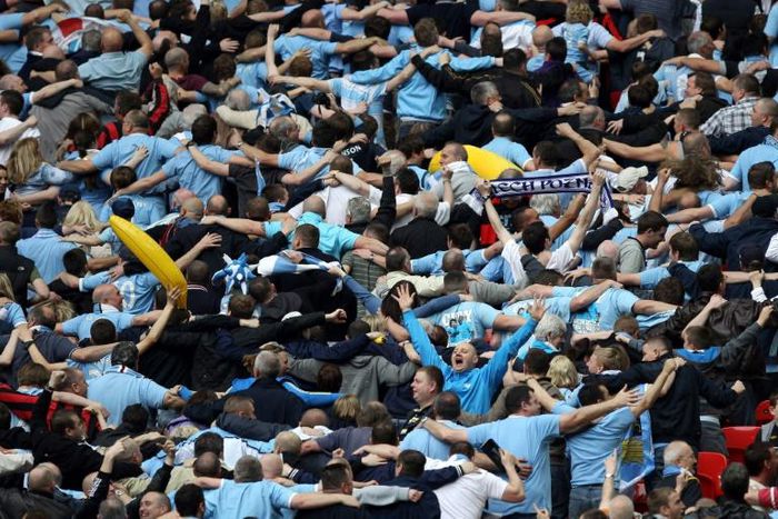 Manchester City fans plan to do the Poznan Celebration in protest at the Champions League home match with Real Madrid