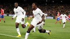Gyan in 2010 World Cup