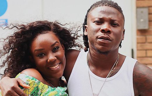 Stonebwoy and wife, dr Louisa Setakla