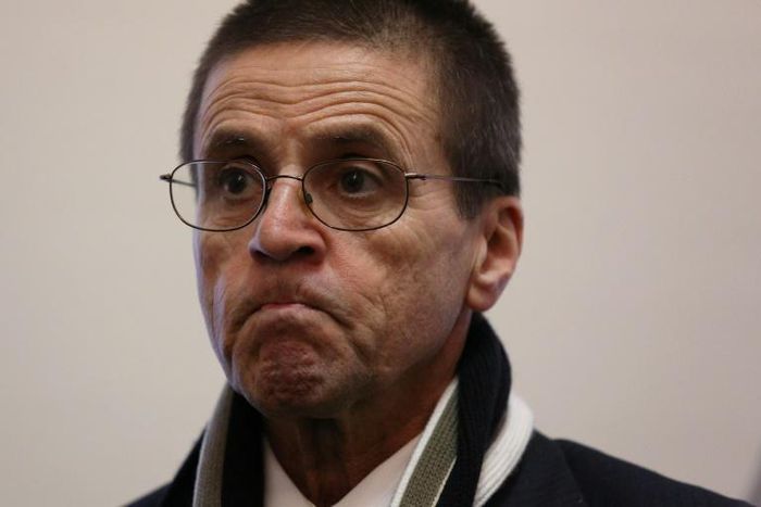 Hassan Diab, pictured in Ottawa in 2018, has always denied involvement in the bombing of a Paris synagogue, saying he was taking exams in Beirut at the time