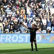 Carlos Vela of Los Angeles FC celebrates his goal in a 1-0 Major League Soccer victory over Inter Miami, the David Beckham-backed team making it's MLS debut this season