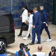 Cristiano Ronaldo arriving in Madeira where his mother fell sick Tuesday