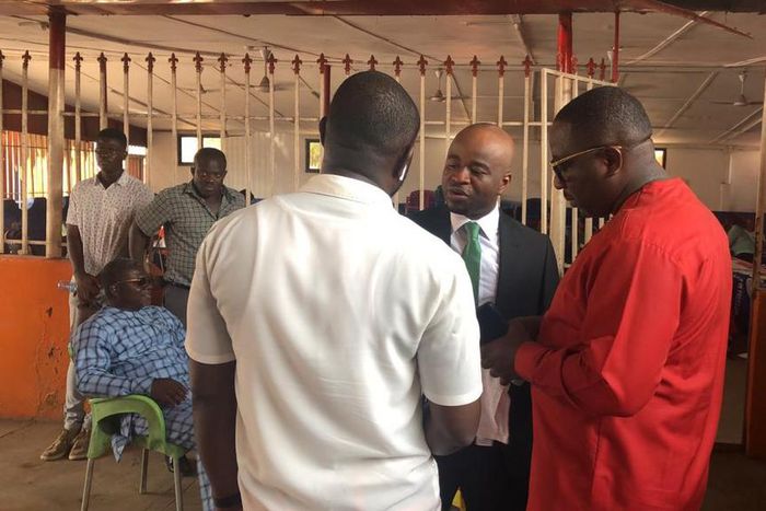 Kan Dapaah Jr and supporters