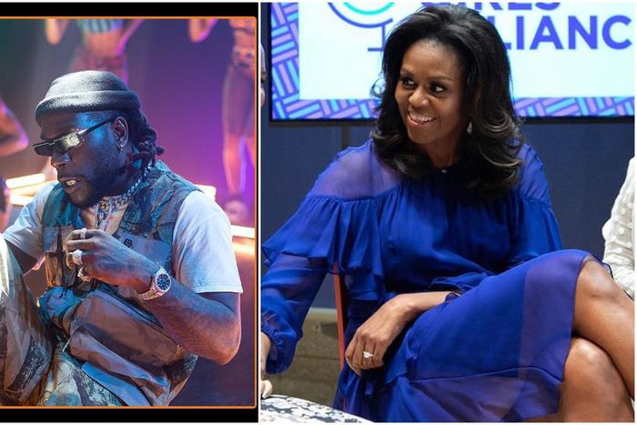Michelle Obama's playlist for her workout session this year comes with an impressive roll call as Nigeria's music star, Burna Boy made it to the list.