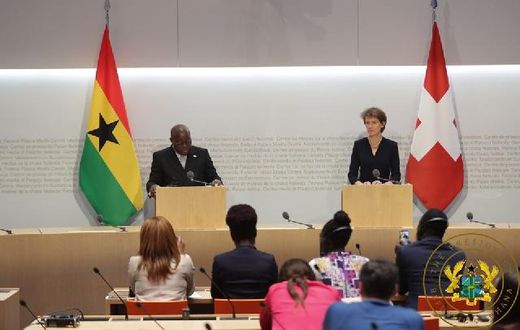 Switzerland President speaks Twi to address Akufo-Addo