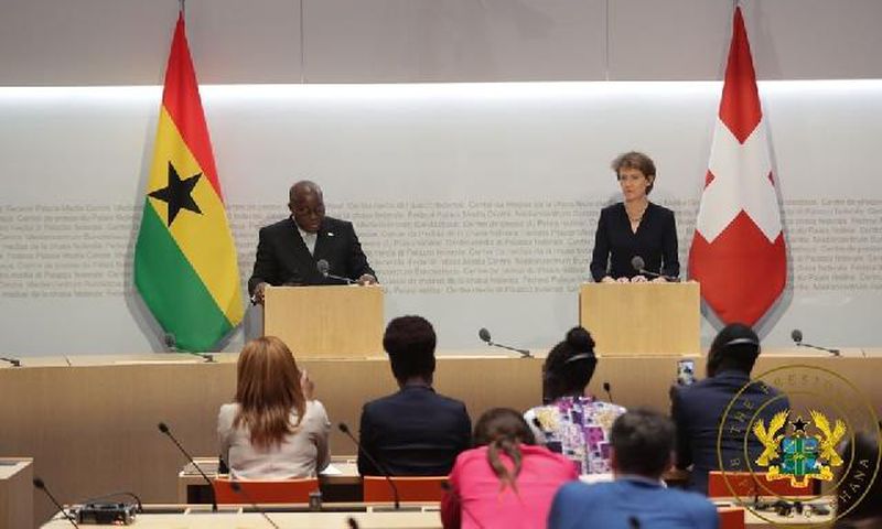 Switzerland President speaks Twi to address Akufo-Addo