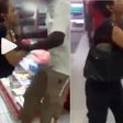 White woman dragged out of shopping mall after touching products without washing hands (video)