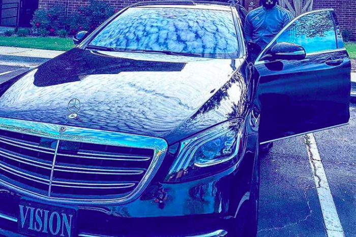 Sonnie Badu shows off plush Mercedes Benz on Good Friday