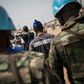 UN peacekeeping police on patrol in the Central African Republic in January 2020