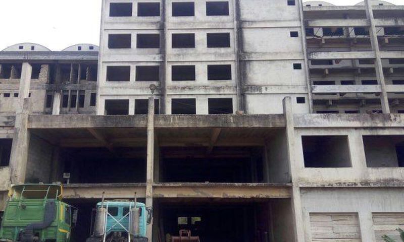 Uncompleted Maternity and Children’s Block at Komfo Anokye Teaching Hospital