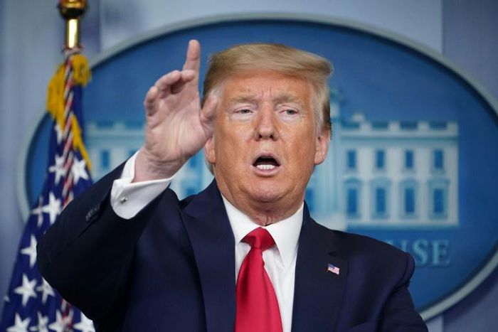 US President Donald Trump's coronavirus briefings are his show