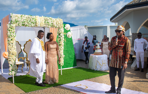 Pulse Ghana's Entertainment editor ,David Mawuli ties the knot in a beautiful ceremony