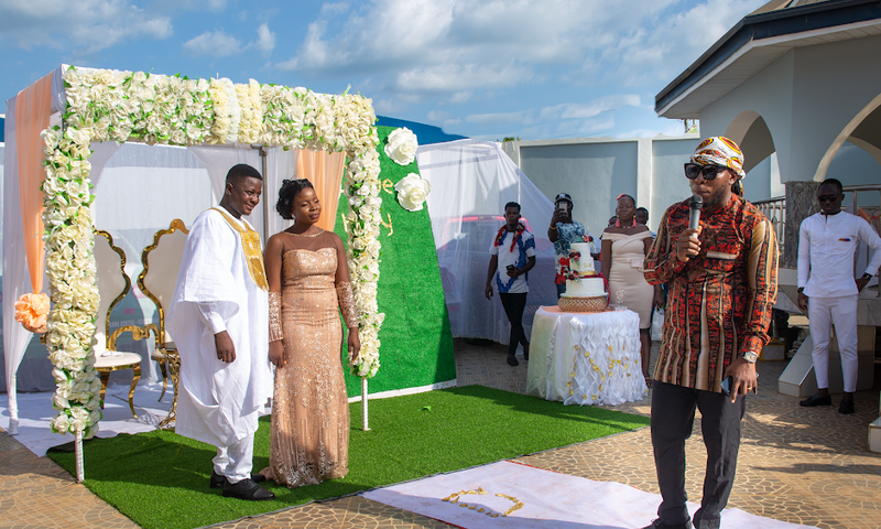 Pulse Ghana's Entertainment editor ,David Mawuli ties the knot in a beautiful ceremony