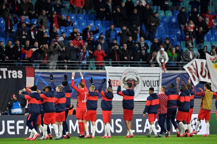 Leipzig played their 3-0 UEFA Champions League win over Tottenham in front of fans before closing the Red Bull Arena to supporters for the weekend