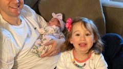 Lauren Pelz with her family