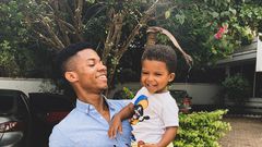 KiDi and his son