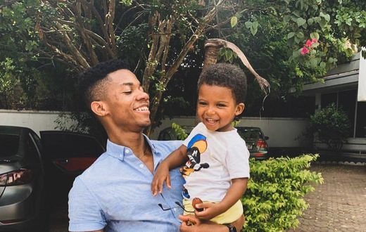 KiDi and his son