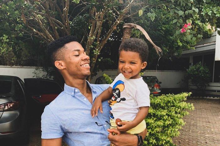 KiDi and his son